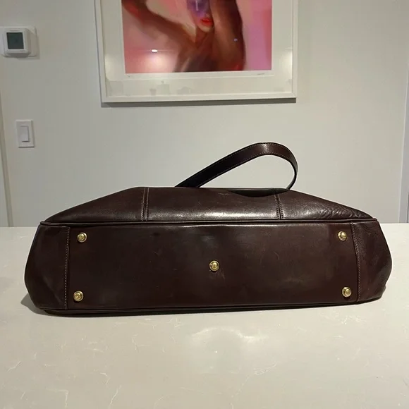 Vintage Leather Ghurka Tote - Picture 4 of 9